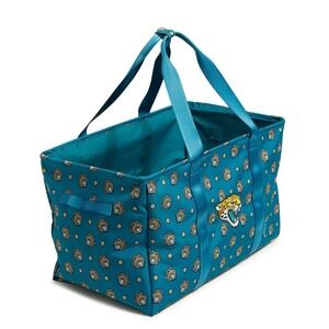Jacksonville Jaguars NFL Vera Bradley Football Large Car Tote Recycled Teal NWT